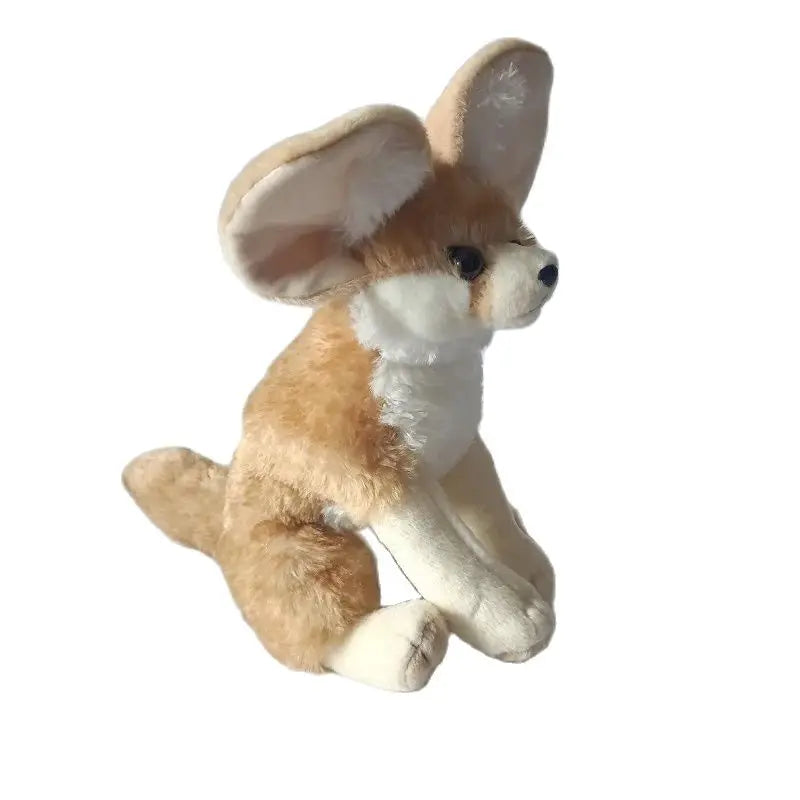 Peluche Fennec réaliste 30 cm – Renard du désert doux aux grandes oreilles