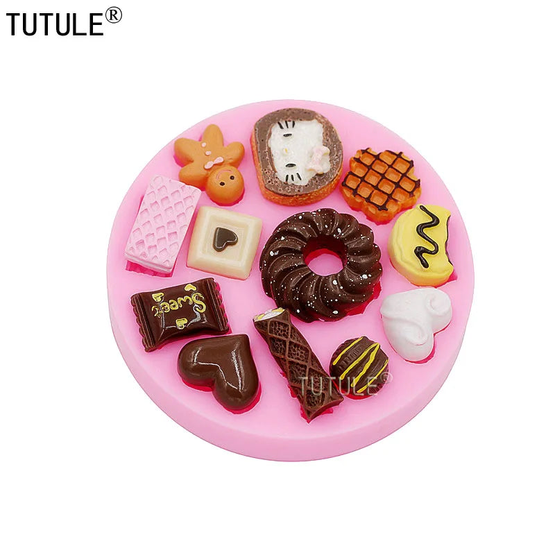 Moule à friandises et décoration de gâteaux en silicone Pâtisserie