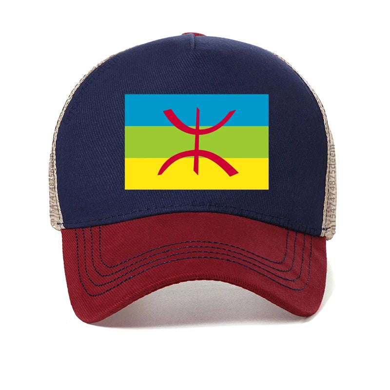 Casquette Snapback Drapeau amazigh kabyle imprimée