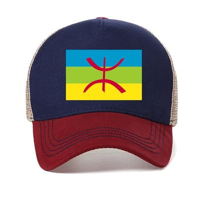 Casquette Snapback Drapeau amazigh kabyle imprimée