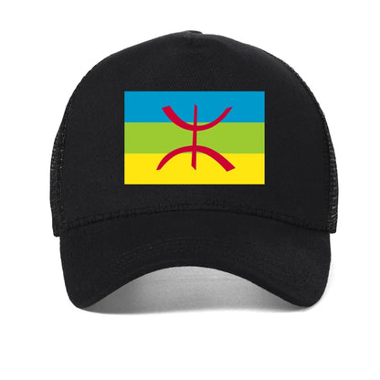 Casquette Snapback Drapeau amazigh kabyle imprimée