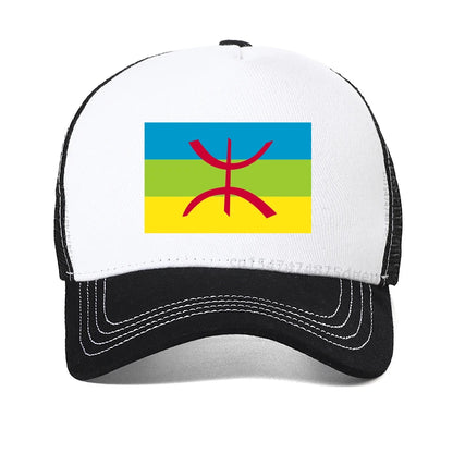 Casquette Snapback Drapeau amazigh kabyle imprimée