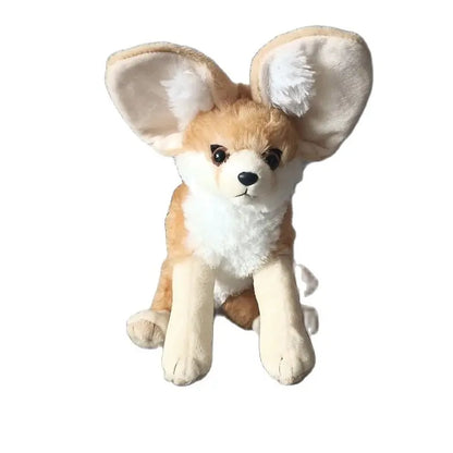 Peluche Fennec réaliste 30 cm – Renard du désert doux aux grandes oreilles
