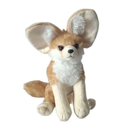 Peluche Fennec réaliste 30 cm – Renard du désert doux aux grandes oreilles